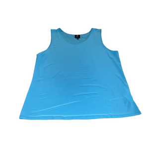 ESY for Studio EY blue sleeveless tank - size 1X - nwot